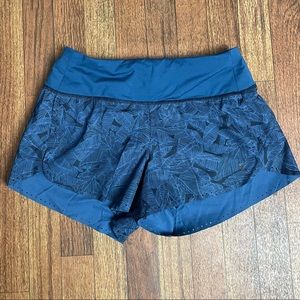 Athleta Women’s Print Laser Running Shorts Size XXS